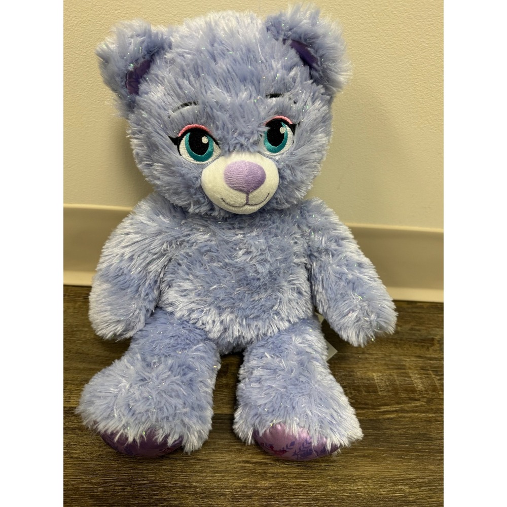 Build-A-Bear Disney Frozen 2 Anna Bear Kids 16in Blue Preowned Tinsel Sparkle